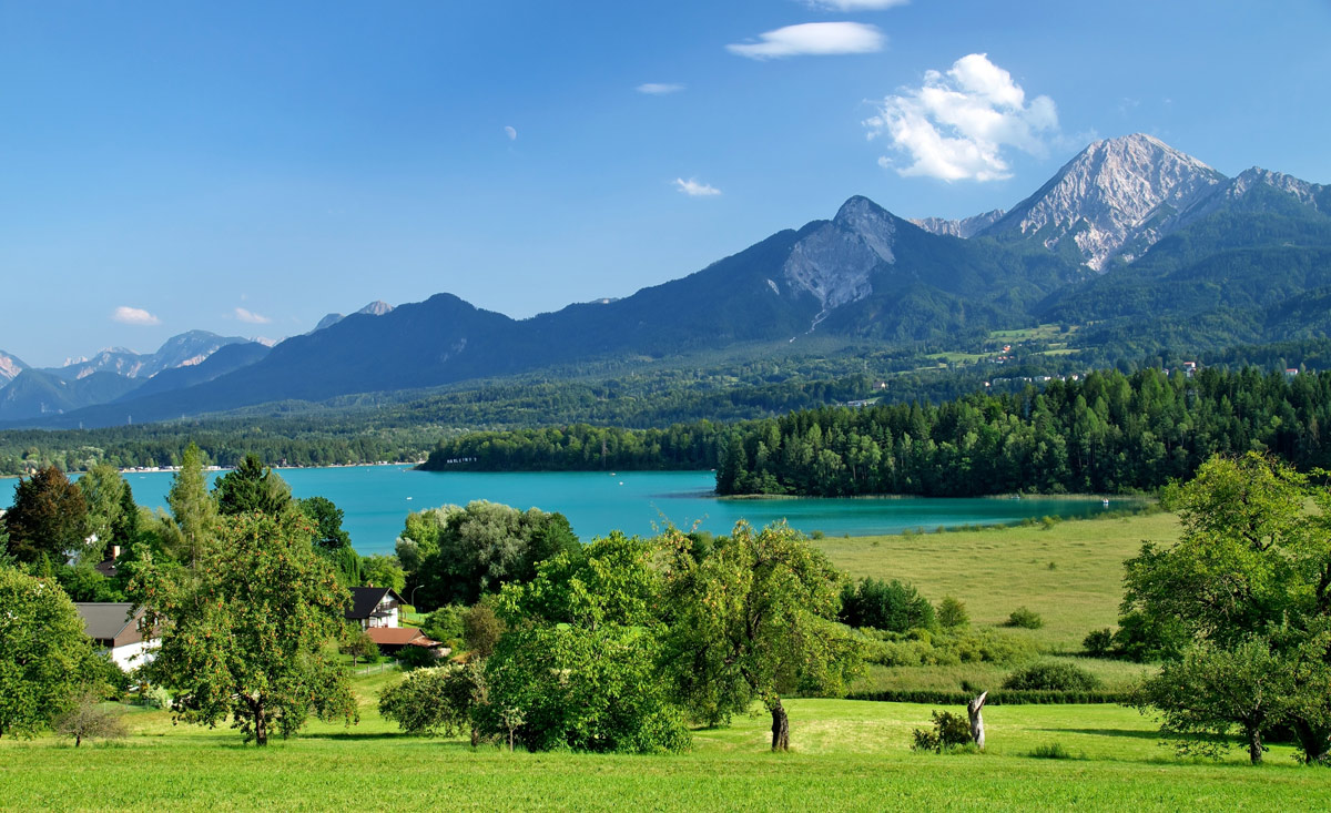 Der Faaker See In Karnten