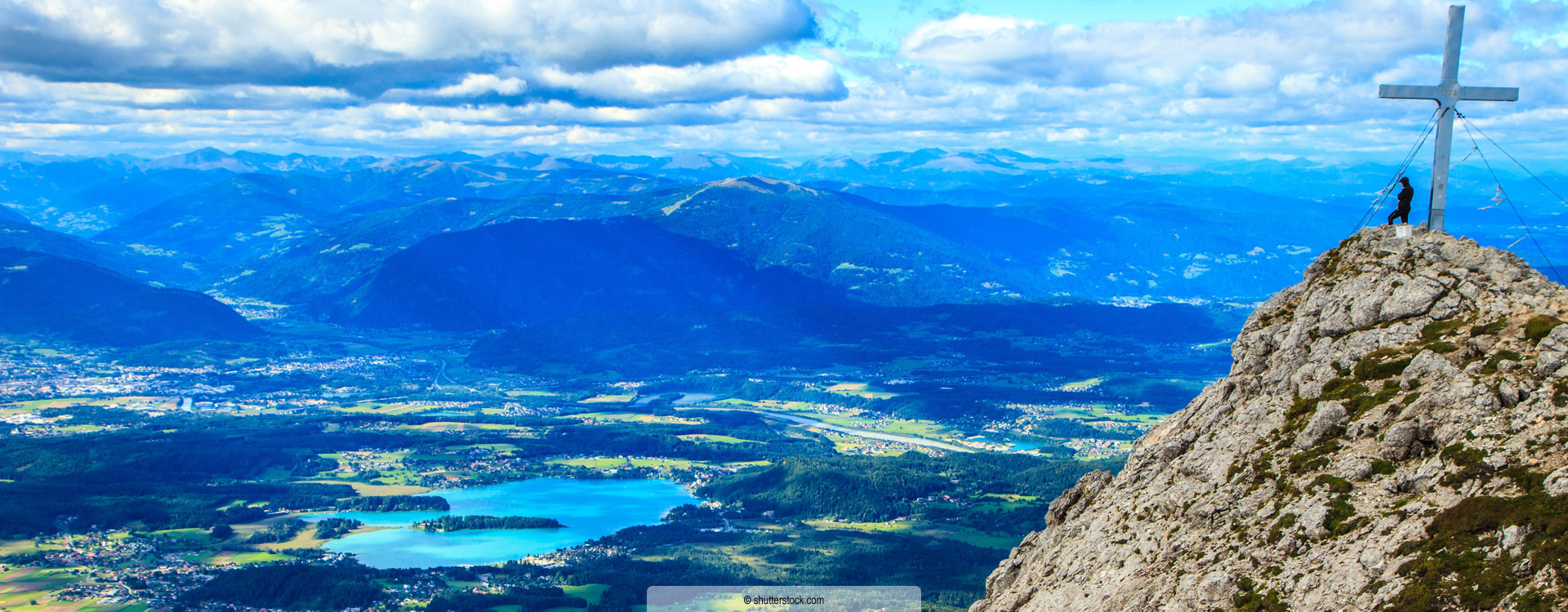 Blick auf den Faaker See