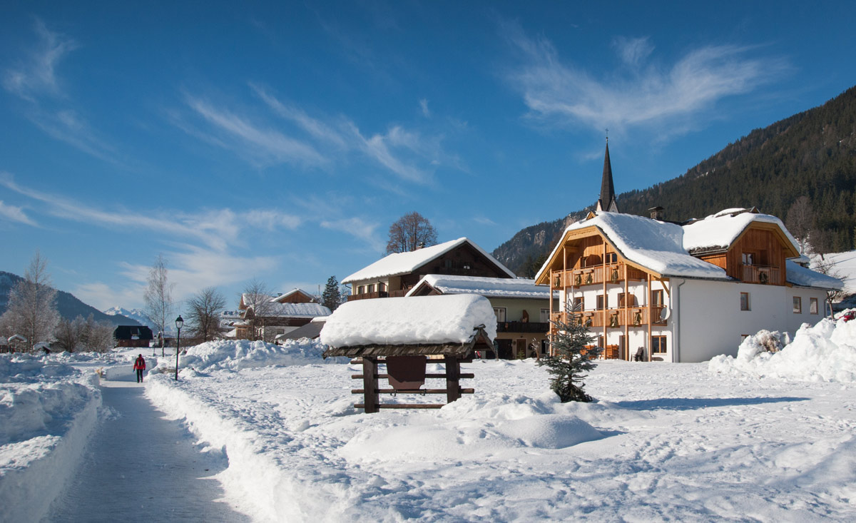 Winterurlaub und Skiurlaub am Weissensee in Kärnten