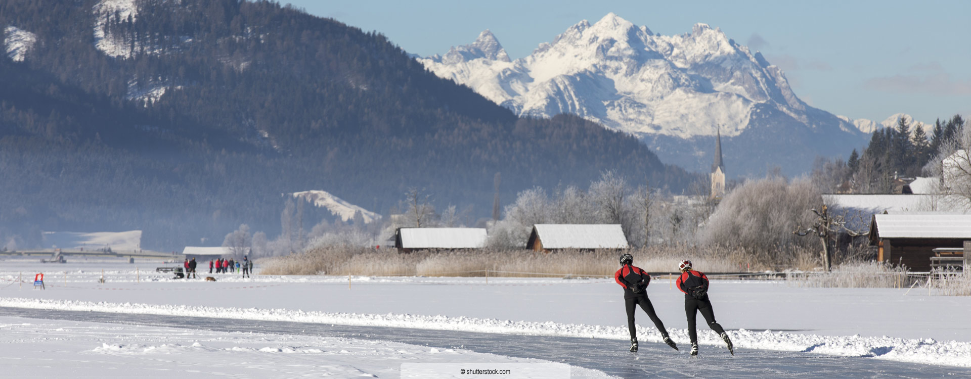 Eislaufen am Weissensee